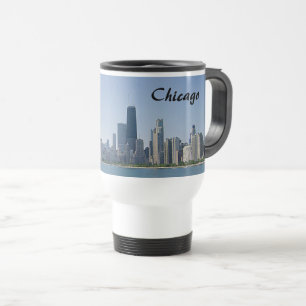 Die Chicago-Skyline Reisebecher