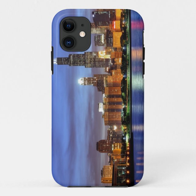 Die Chicago-Skyline vom Adler Planetarium Case-Mate iPhone Hülle (Rückseite)