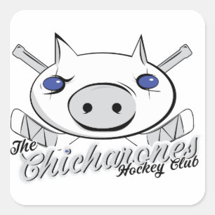 Die Chicharones Quadratischer Aufkleber