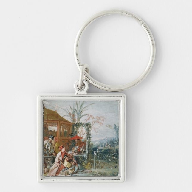 Die chinesische Jagd, c.1742 Schlüsselanhänger (Vorne)