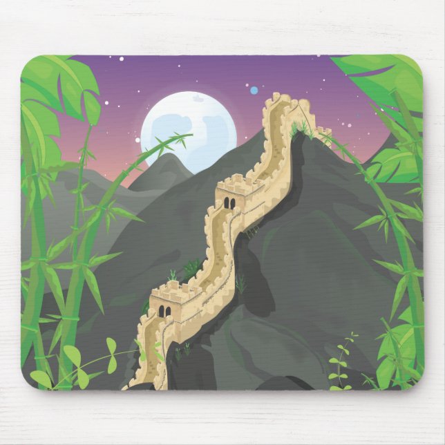 Die Chinesische Mauer Mousepad (Vorne)