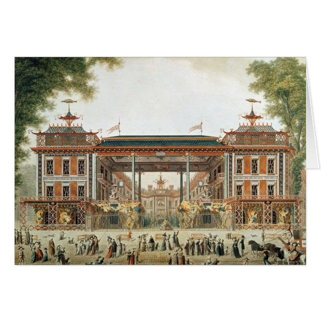 Die chinesischen Bäder in Paris, hergestellt durch (Vorderseite (Horizontal))
