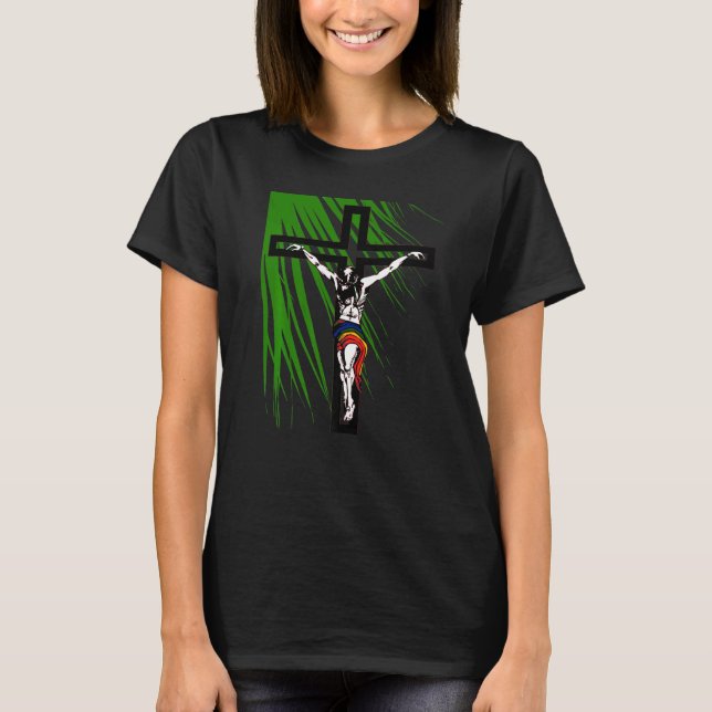 Die Christen der Heiligen Woche reisen zum Kreuz T-Shirt (Vorderseite)