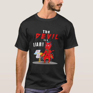 Die Christliche, lustige Bibel verrät den Teufel i T-Shirt