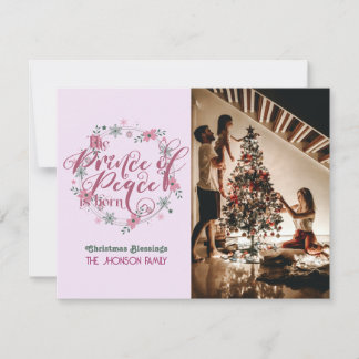 Die Christliche Weihnachtskarte des Prinzen des Fr Feiertagskarte