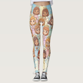 Die Christlichen Leggings der Kleinen Engel Girls