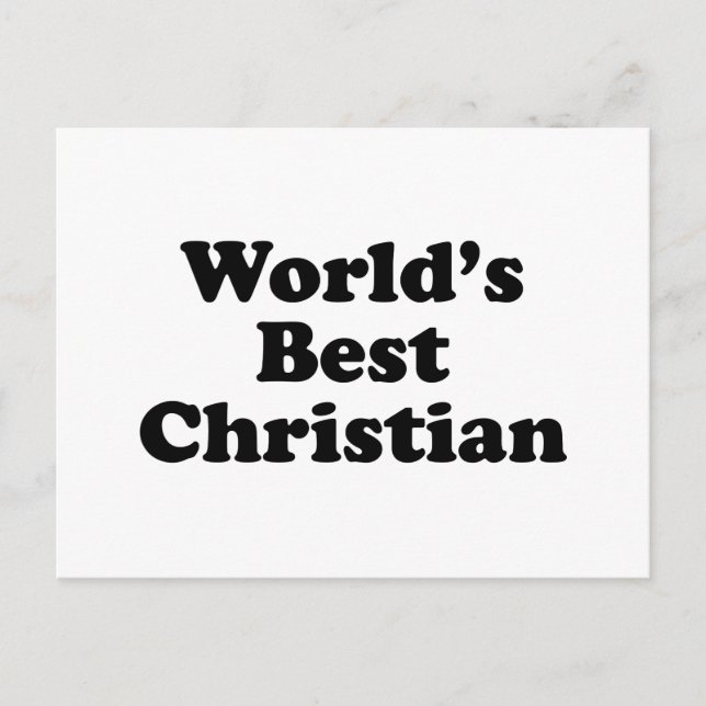 Die christlichste Welt Postkarte (Vorderseite)