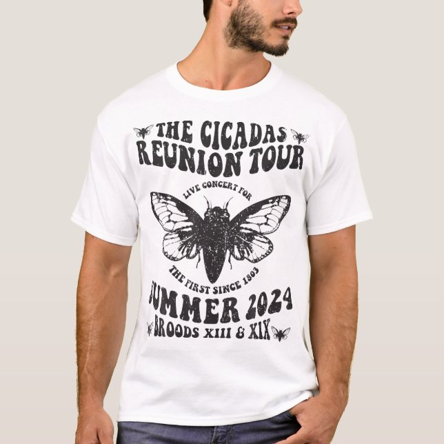 Die Cicada Wiedersehen U.S Tour 2024 Concert Fest  T-Shirt (Vorderseite)