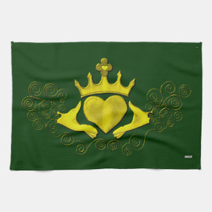 Die Claddagh (Gold) Küchentuch