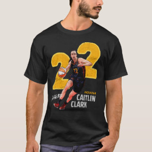 Die CLARK Cartoon Dribble BALL-Pose mit 22 Backgr T-Shirt