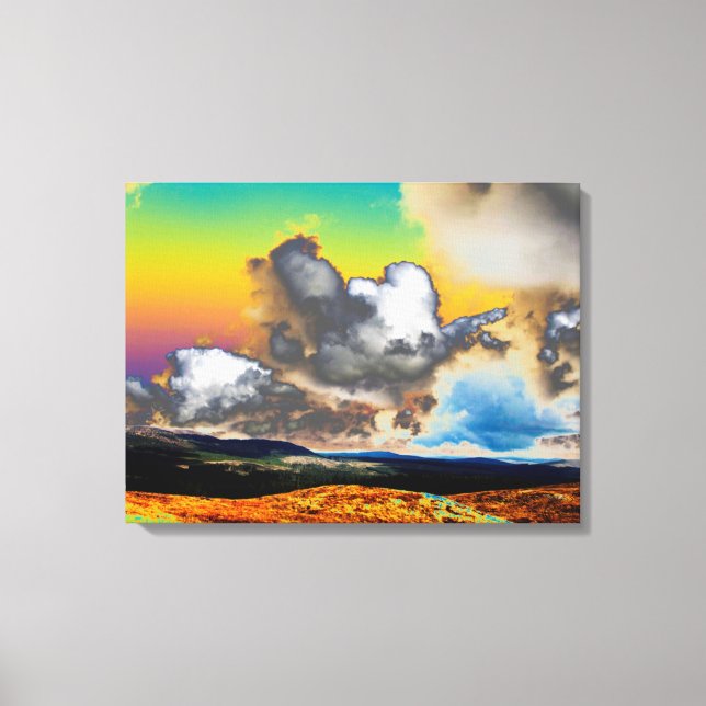 Die Clints der Dromore Card Akryline Print Leinwanddruck (Vorderseite)