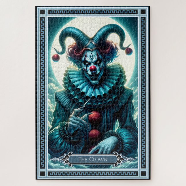Die Clown-Tarot-Karte Puzzle (Vertikal)
