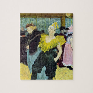 Die Clownesse (Clown) Cha-U-Kao von Toulouse Lautr Puzzle