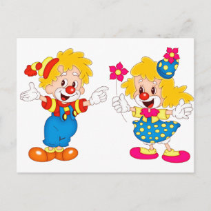 die Clowns Postkarte