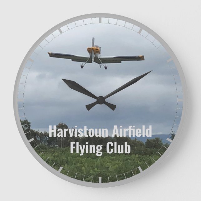 Die Club Clock mit Light Aircraft. Große Uhr (Vorderseite)