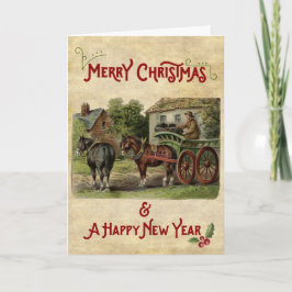 Die Coalman Weihnachts- und Neujahrskarte Feiertagskarte