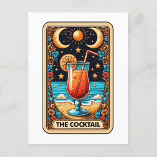 Die Cocktail-Tarot-Karte Postkarte