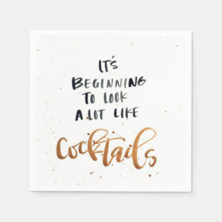 Die Cocktailserviette Serviette