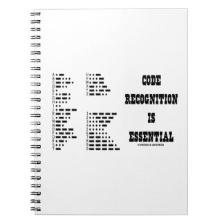 Die Codeerkennung ist unerlässlich (Morse-Code) Notizblock