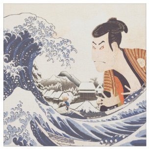 Die Collages der Great Wave Ukiyoe Stoff