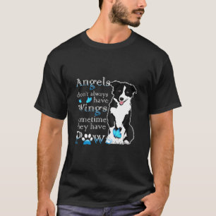 Die Collie-Angels an der Grenze haben nicht immer T-Shirt