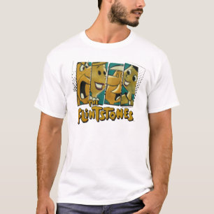 Die Comic-Charakter-Platten der Flintstones- T-Shirt