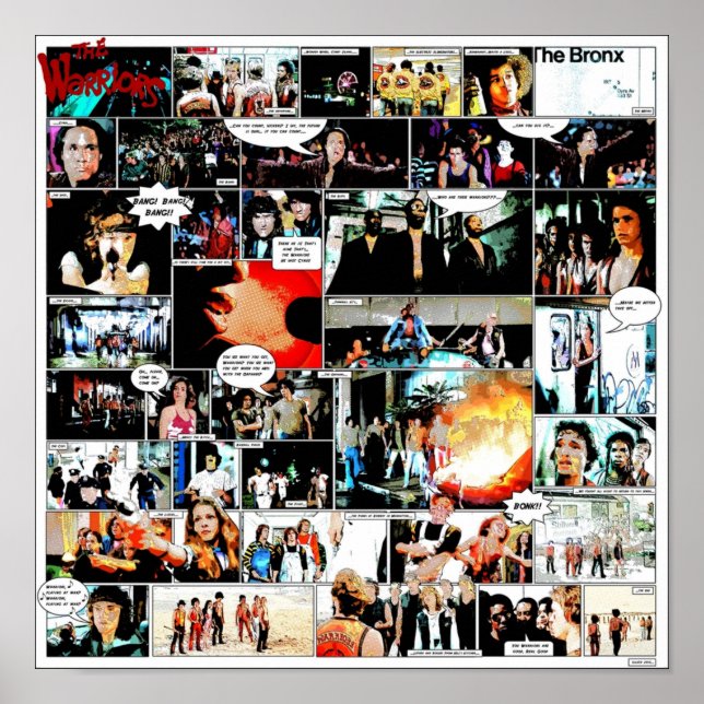 Die Comic der Krieger Poster (Vorne)