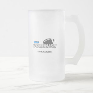 Die Commish 16 oz Mattierte Tasse Fantasy Football