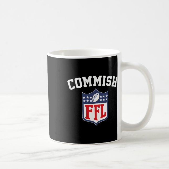 Die Commissions Funny Fantasy Football League Fffl Kaffeetasse (Rechts)
