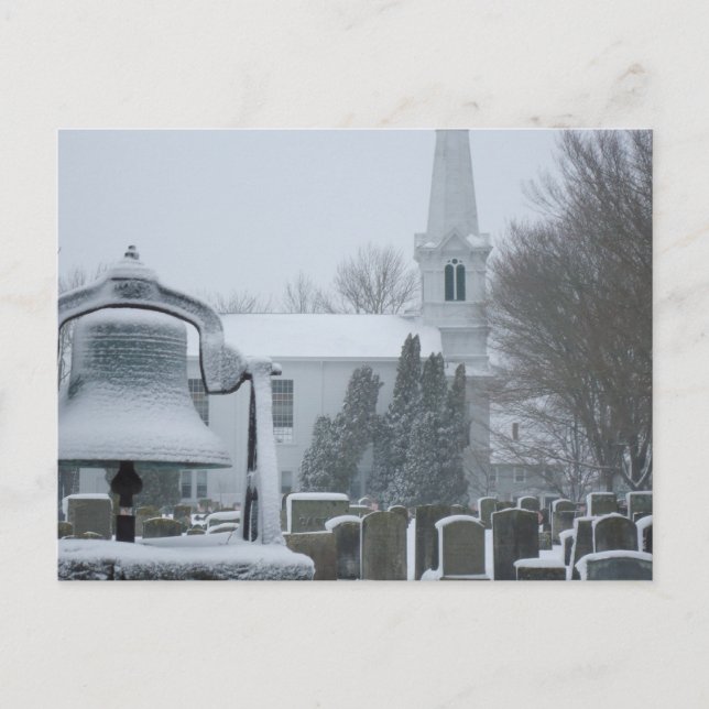 Die Commons, Little Compton, RI Postkarte (Vorderseite)