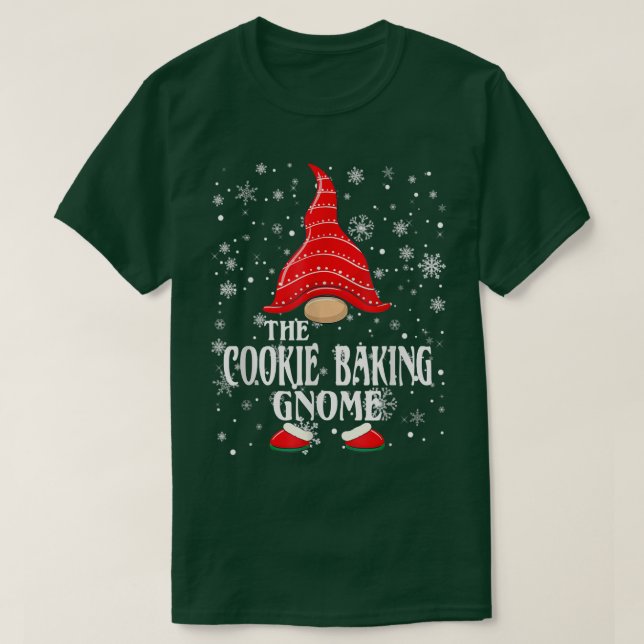Die Cookie Baking Gnome Matching Family Group Chri T-Shirt (Design vorne)