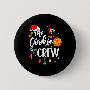 Die Cookie-Crew Weihnachten Backkost Lover Kids Button