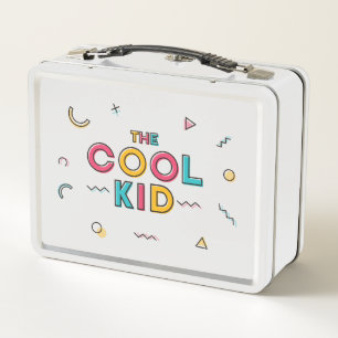 Die Cool Kid Art Coole Kunst für neues Baby Baby K Metall Brotdose