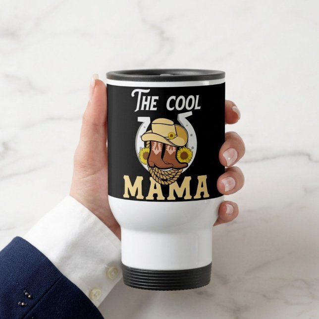 Die Cool Mama | Westlicher Muttertag Einzigartig Reisebecher (Von Creator hochgeladen)