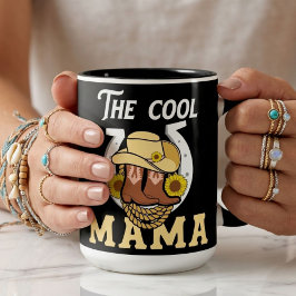 Die Cool Mama | Westlicher Muttertag Einzigartig Zweifarbige Tasse