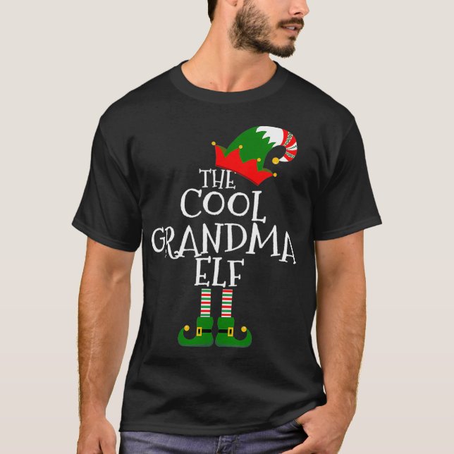 Die Coole Oma Elf-Geschenkgruppe Ch T-Shirt (Vorderseite)