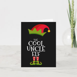 Die Coole Onkel Elf Matching Family Group überreic Karte