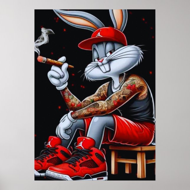 Die Coolen Bunny Vibes Poster (Vorne)