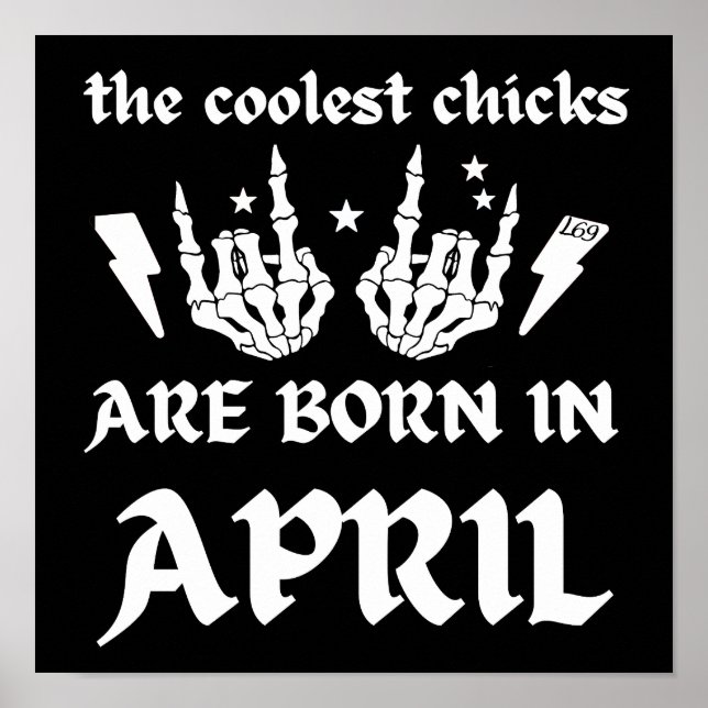 DIE COOLEN SCHICKEN SIND IM APRIL GEBOREN POSTER (Vorne)