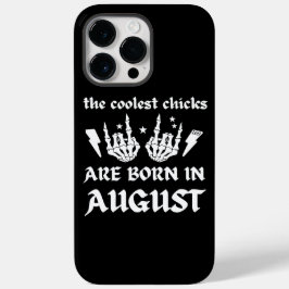 DIE COOLEN SCHICKEN SIND IM AUGUST Geburtstag GEBO Case-Mate iPhone 14 Pro Max Hülle