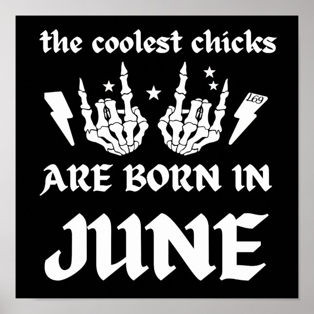 DIE COOLEN SCHICKEN SIND IM JUNI GEBOREN POSTER (Vorne)