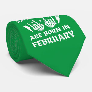DIE COOLEN TYPEN SIND AM FEBRUAR GEBOREN KRAWATTE