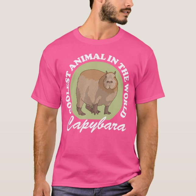 Die Coolste Capybara Capybara T-Shirt (Vorderseite)