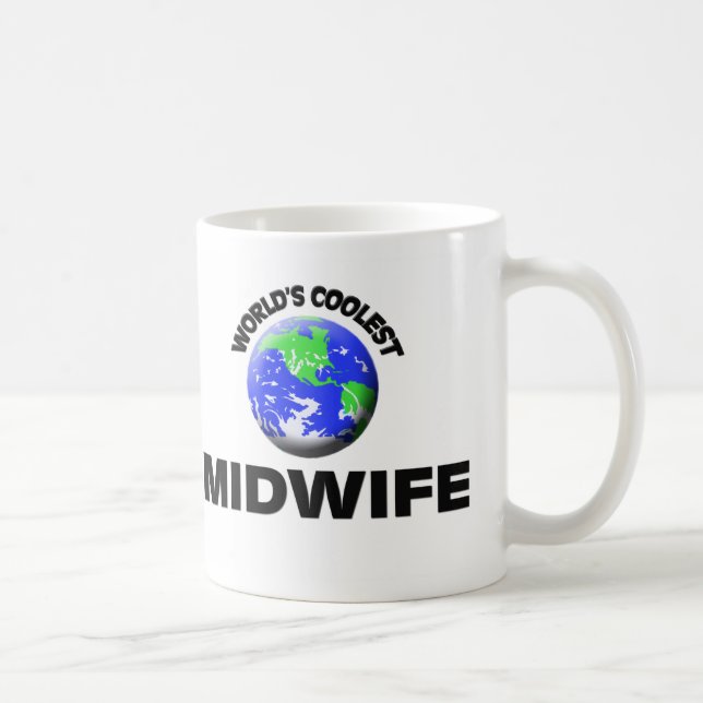 Die coolste Hebamme der Welt Tasse (Rechts)