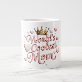 Die Coolste Mama von SWorld mit Goldkrone - Jumbo- Jumbo-Tasse