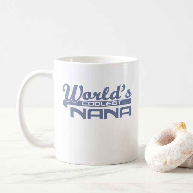 Die Coolste Nana der Welt Kaffeetasse (Mit Donut)