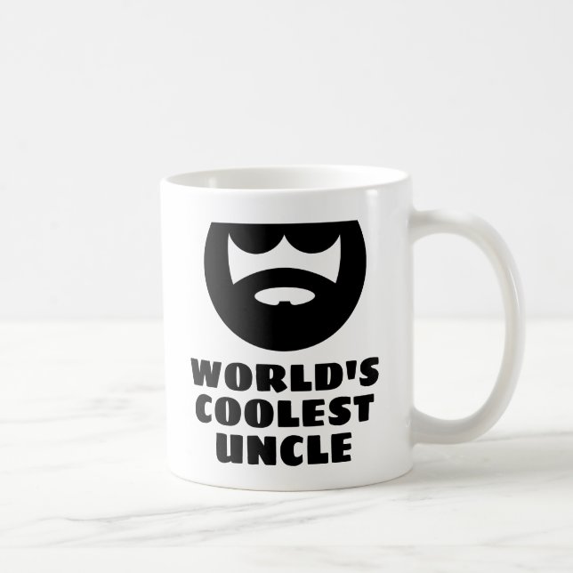 Die Coolste Onkel-Tasse der Welt Kaffeetasse (Rechts)
