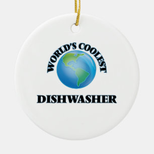 Die coolste Spülmaschine der Welt Keramikornament