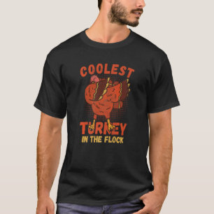 Die Coolste Türkei in der Flock Kids Thanksgiv tro T-Shirt
