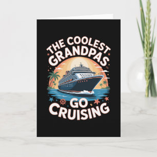 Die coolsten Großväter gehen auf Kreuzfahrt Großva Karte